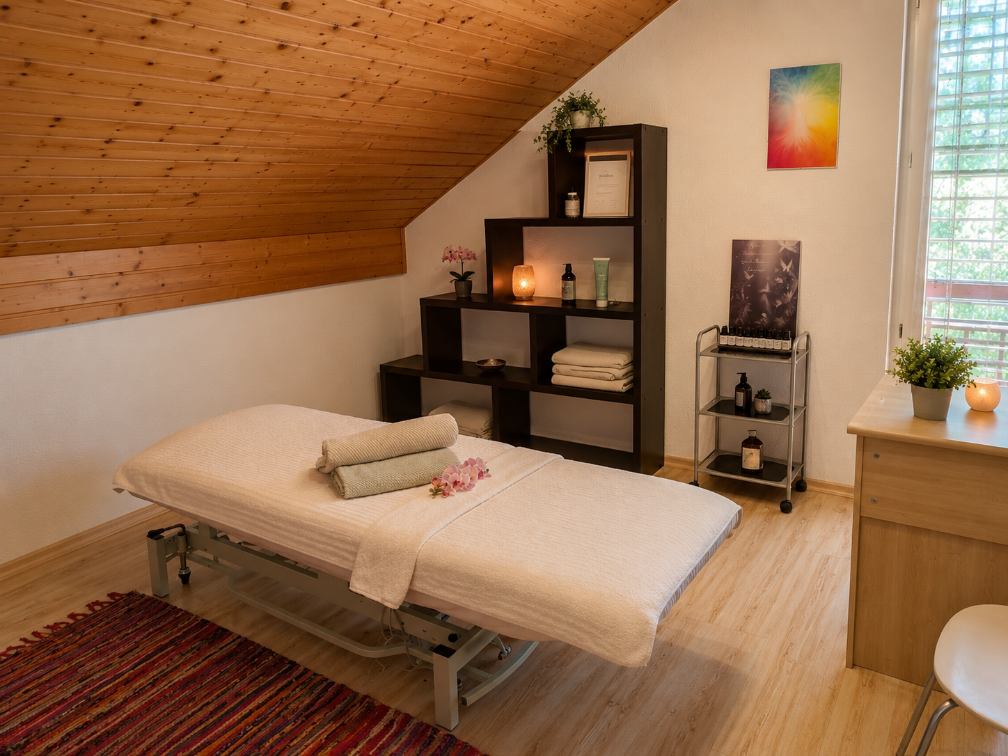 Salle de massage du Cabinet Kea
