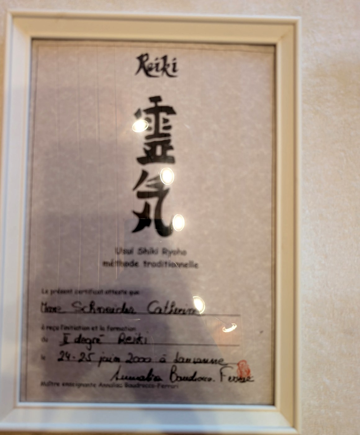 Reiki Usui · 1er degré — Usui Shiki Ryoho, méthode traditionnelle